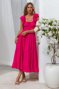 Aura Ruffled Maxi Dress