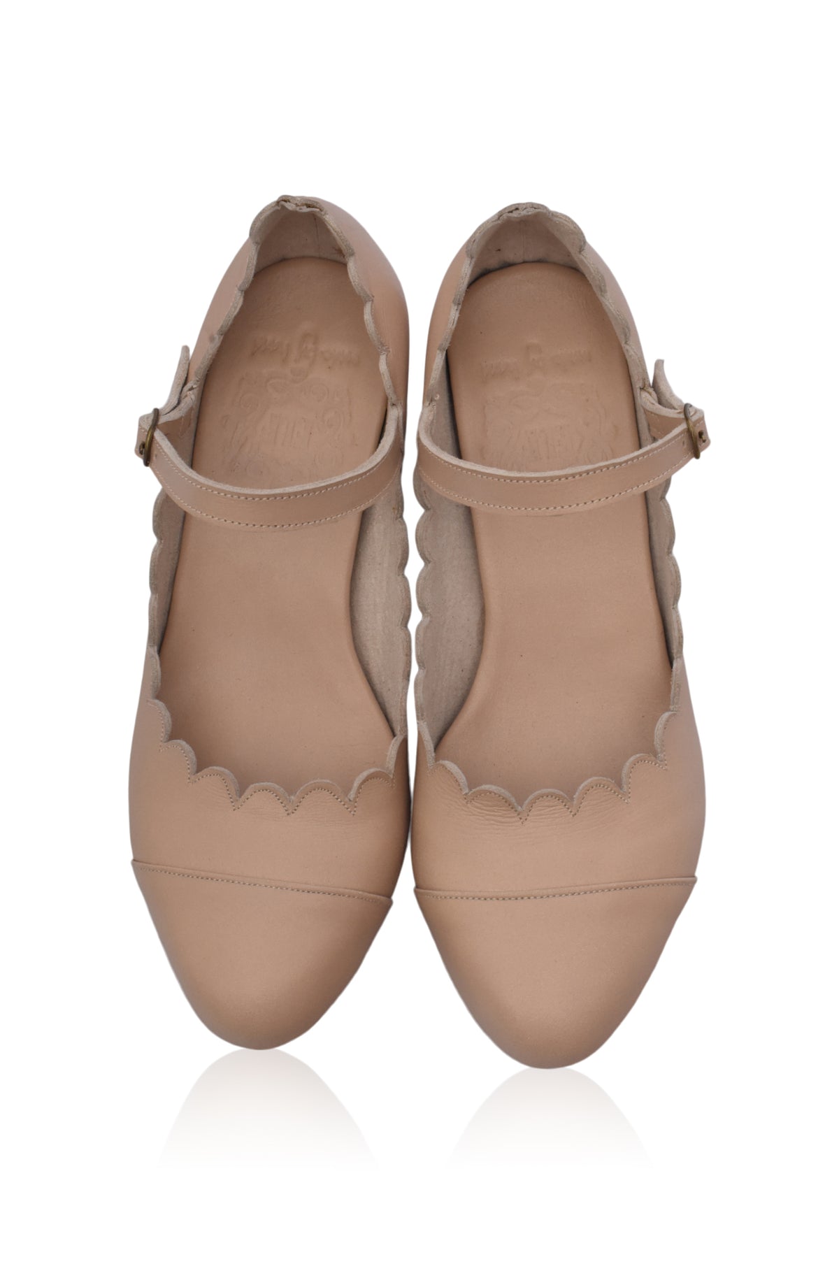 Bonita Mary Jane Leather Heels (Sz. 6 - 13)
