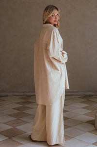 Calin Long Sleeve Oversized Shirt (Sale)