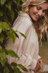 Calin Long Sleeve Oversized Shirt (Sale)