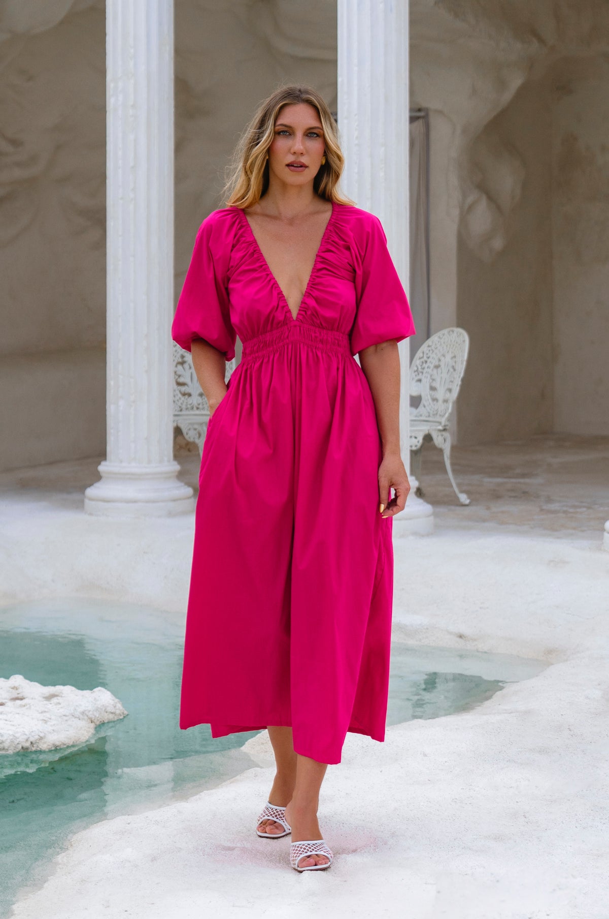 Kezas Cotton Maxi Dress