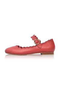 Mia Rosa Leather Ballet Flats