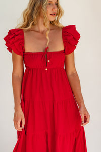 Nymph Bohemian Linen Maxi Dress