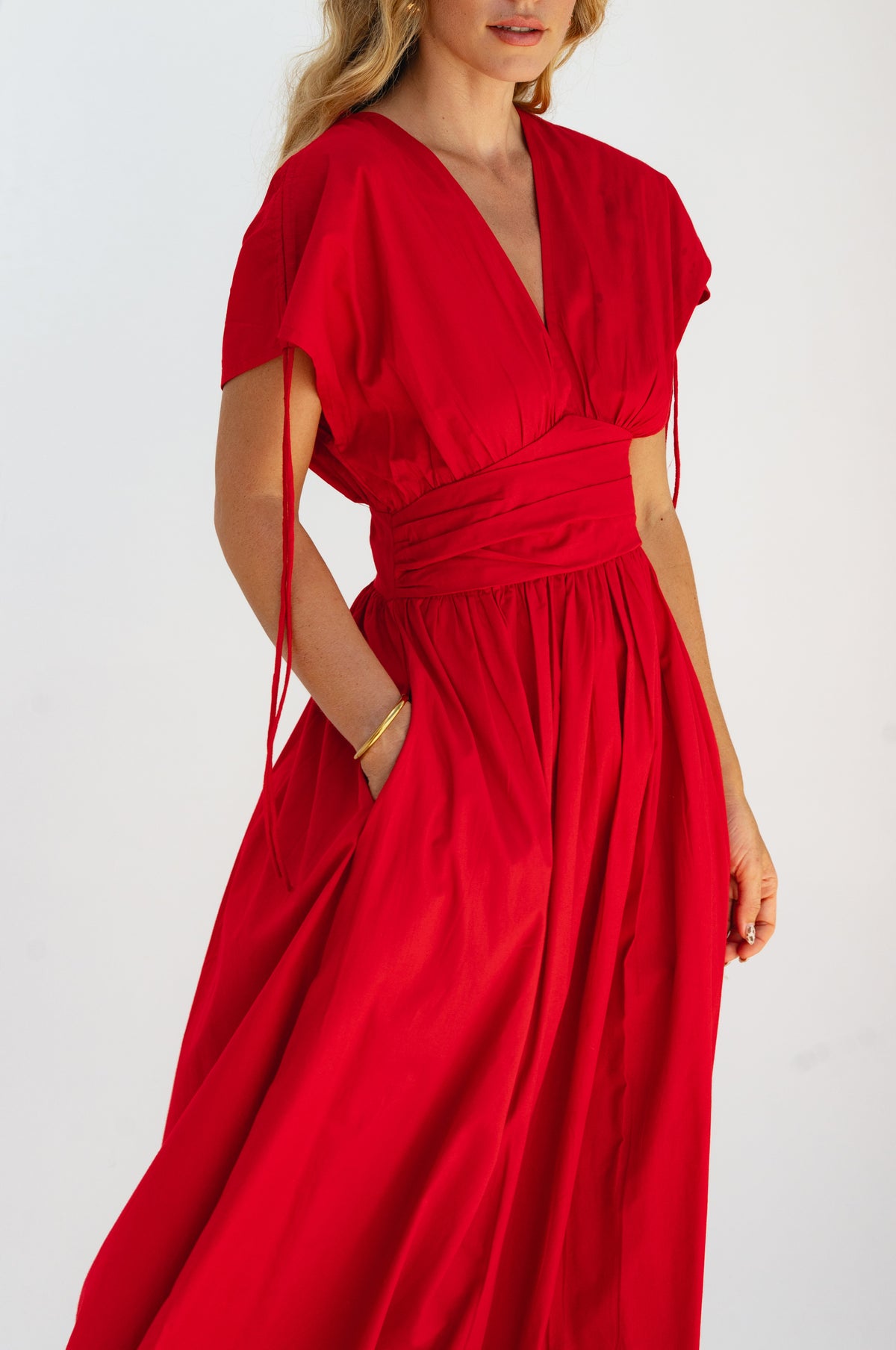 Rafina Goddess Cotton Maxi Dress