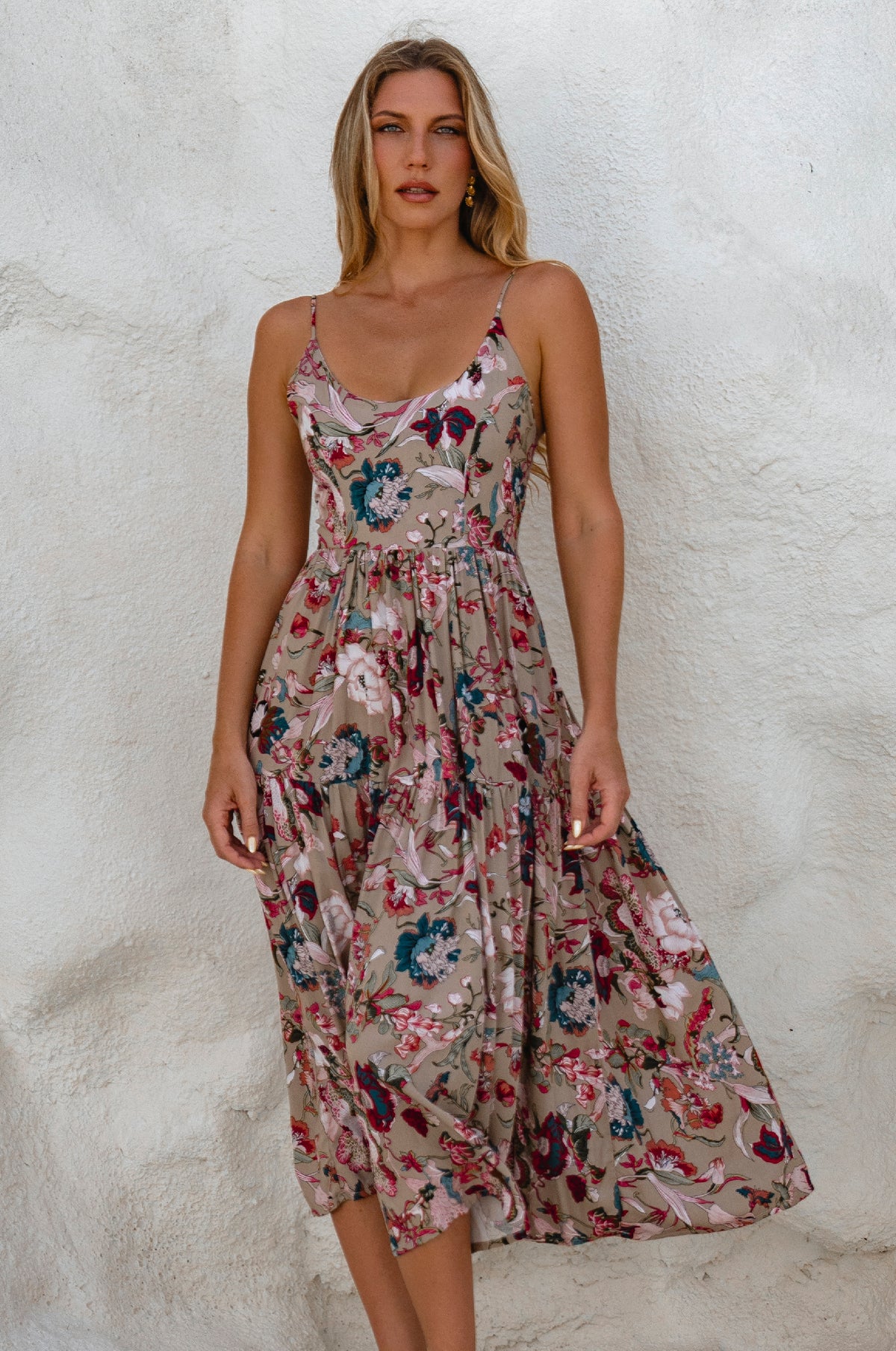 Sea Dreamer Strappy Midi Dress