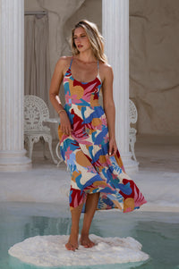 Sea Dreamer Strappy Midi Dress