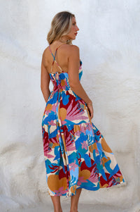 Sea Dreamer Strappy Midi Dress
