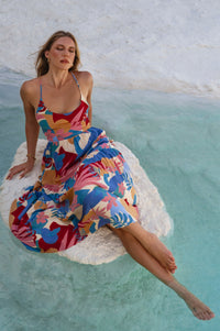 Sea Dreamer Strappy Midi Dress