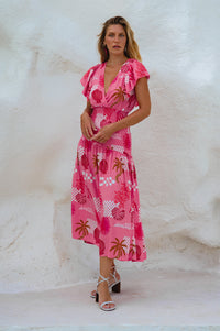 Sunshine Bohemian Midi Dress (Sale)