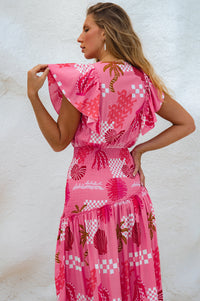 Sunshine Bohemian Midi Dress (Sale)