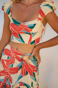 Tropicana Summer Cropped Top (Sale)