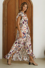 Carmen Wrap Maxi Dress (Sale)