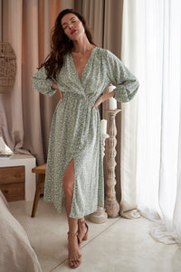 Greta Long Sleeve Midi Dress (Sale)