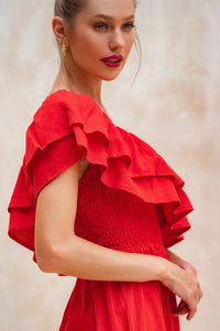 Guadalupe Ruffled Maxi Dress (Sale)