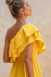 Guadalupe Ruffled Maxi Dress (Sale)