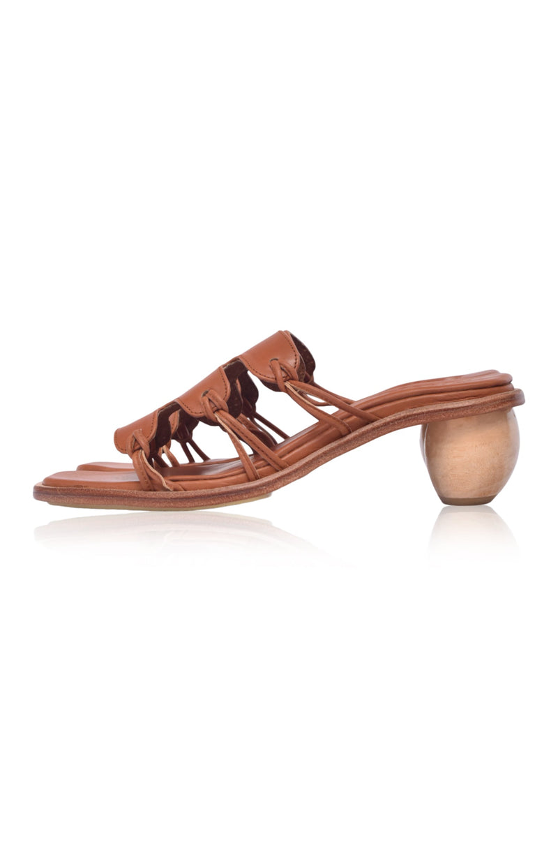Round heel mules outlet