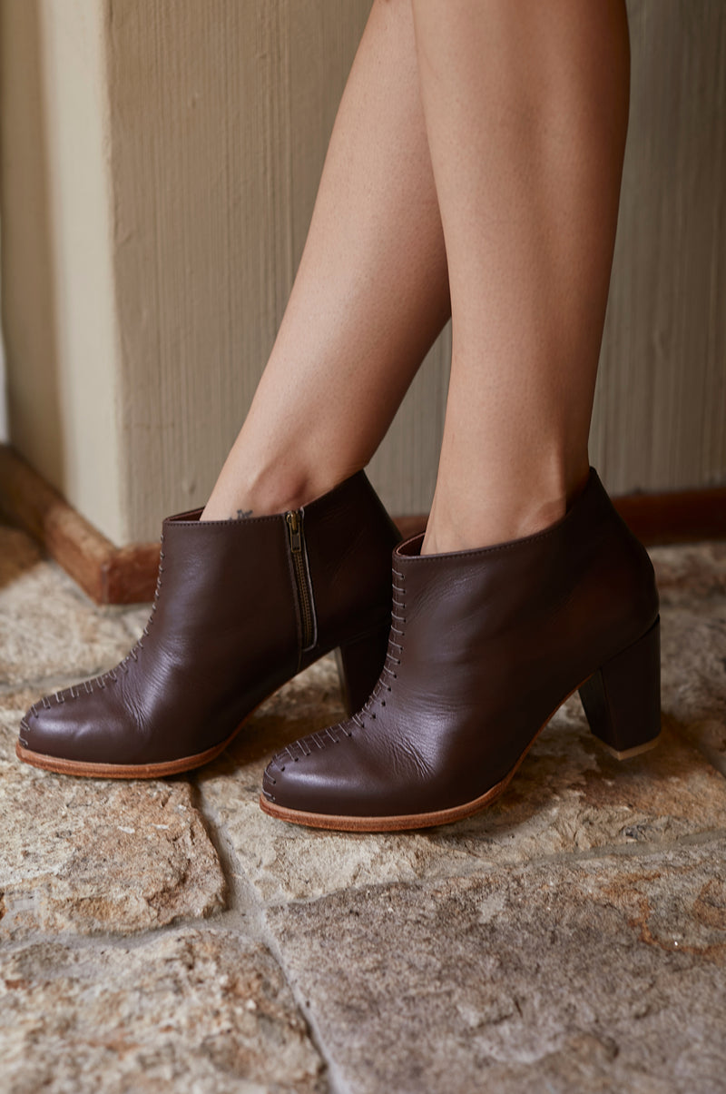 Monte Carlo Leather Booties