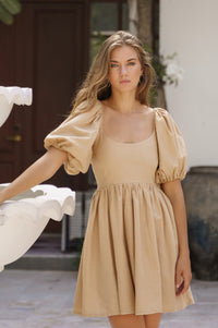 Strawberry Fields Puff Sleeve Mini (Sale)