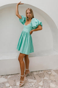 Strawberry Fields Puff Sleeve Mini (Sale)