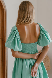 Strawberry Fields Puff Sleeve Mini (Sale)