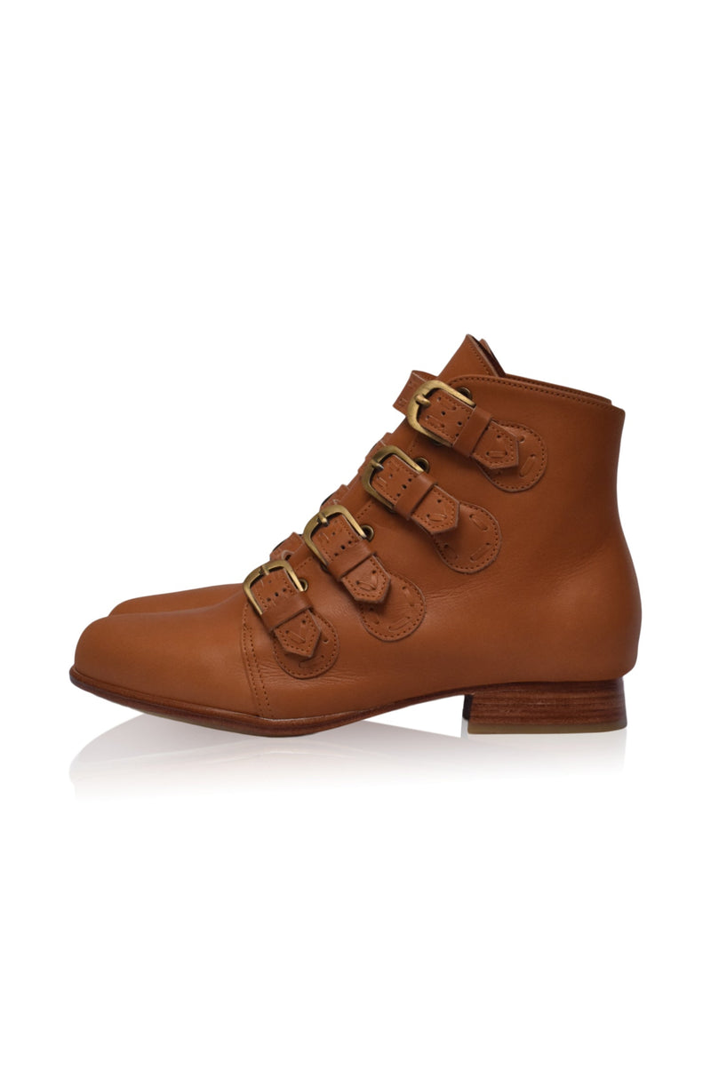 Women's genuine 2025 leather ankle boots