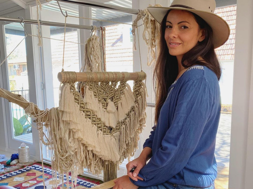 Jamie Cother and her Art of Macramé