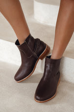 Alexa Ankle Leather Boots (Sz. 8.5)