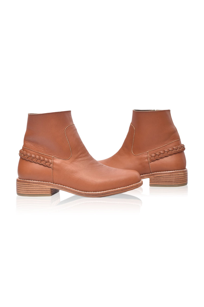 Alexa Ankle Leather Boots