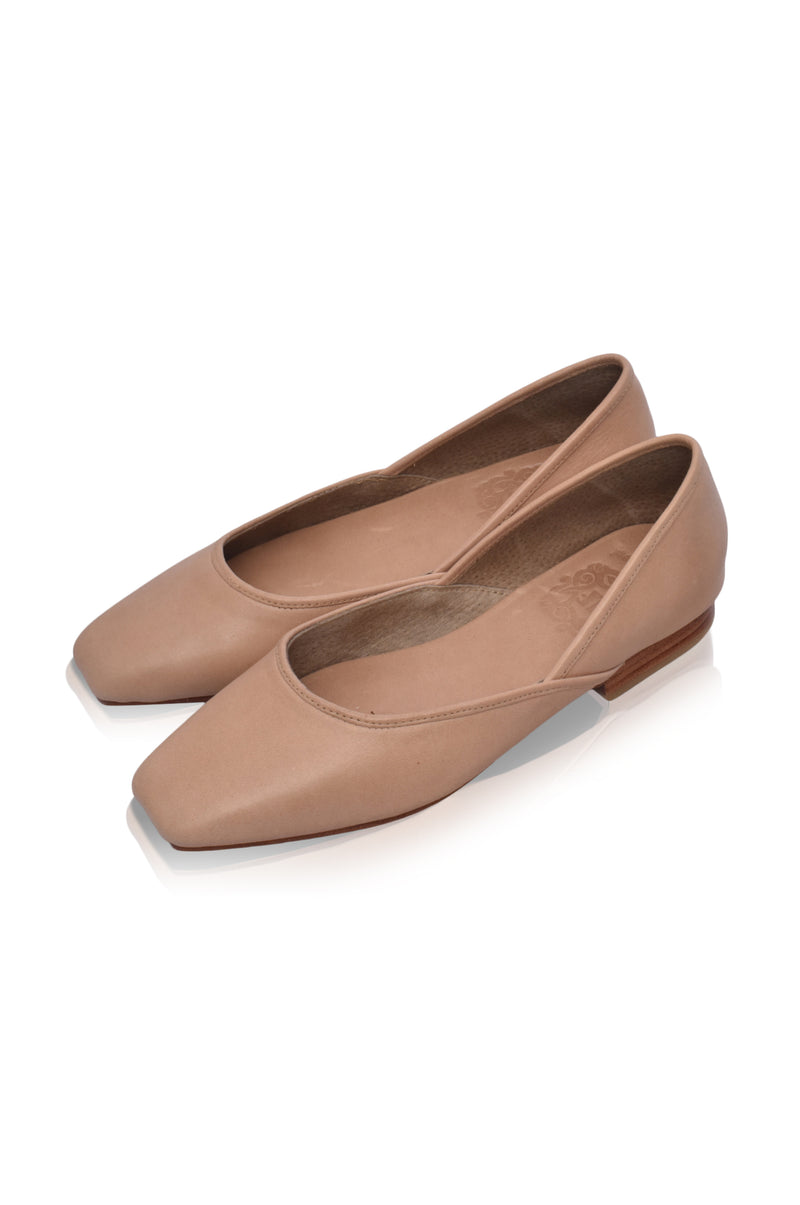 Amore Square Toe Ballet Flats (Sz. 8 & 9)