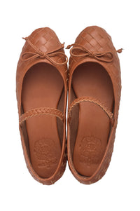Marisol Woven Leather Ballet Flats