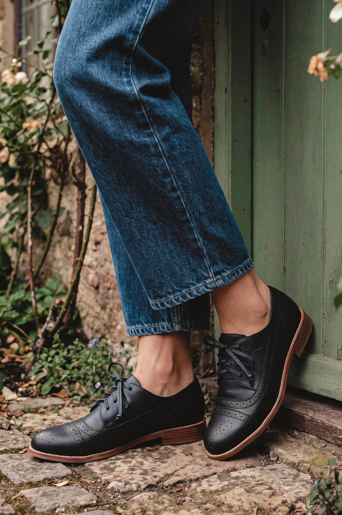 Aspen Brogue Leather Oxfords