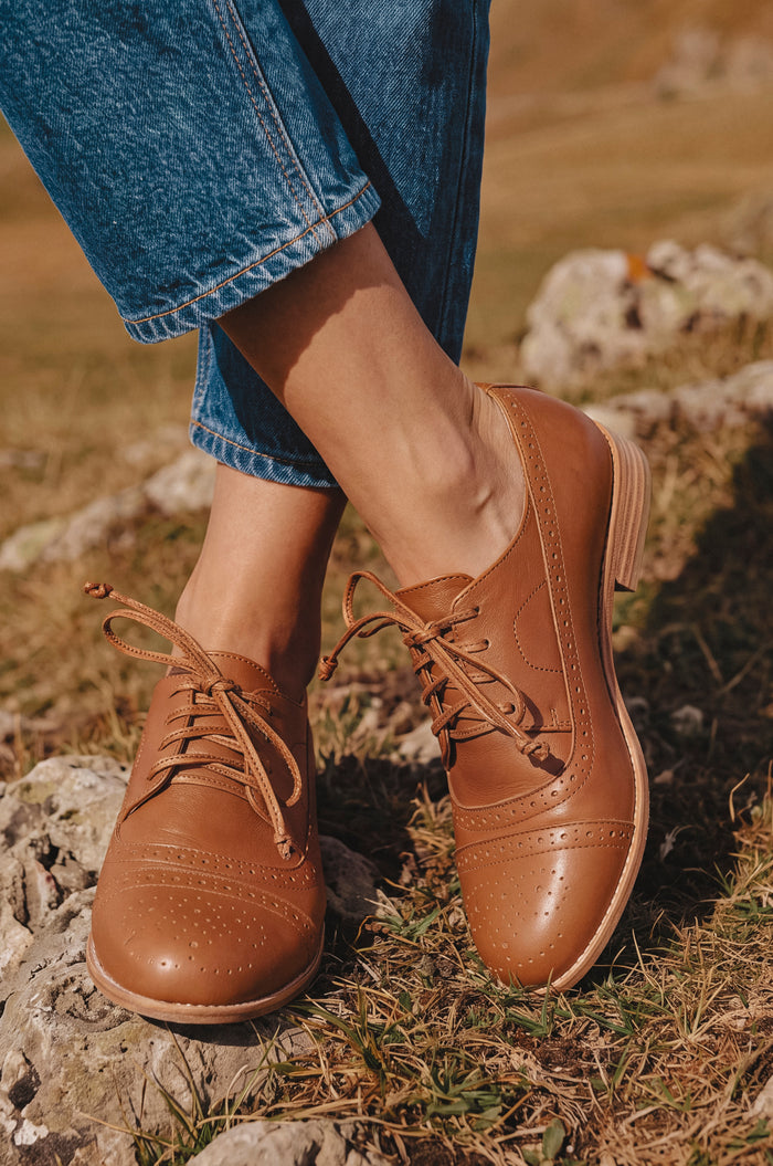 Aspen Brogue Leather Oxfords