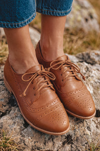 Aspen Brogue Leather Oxfords