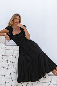 Aura Ruffled Maxi Dress