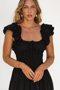 Aura Ruffled Maxi Dress
