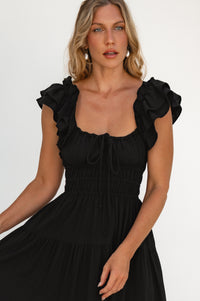 Aura Ruffled Maxi Dress