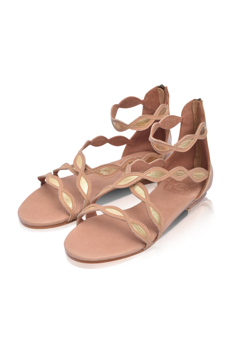Blossom Leather Sandals (Sz. 11)