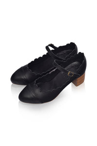 Bonita Mary Jane Leather Heels (Sz. 7.5 & 8, 9)