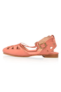 Bounty T-strap Leather Sandals (Sz. 5 & 5.5)