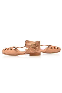 Bounty T-strap Leather Sandals (Sz. 6 & 9.5)