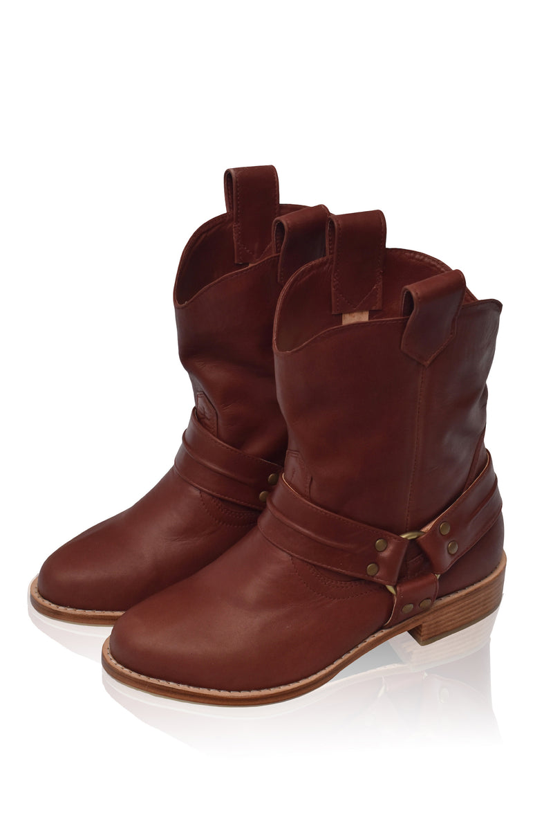 Cali Leather Boots (Sz. 5 & 7.5, 10)