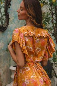 Carmen Wrap Maxi Dress (Sale)