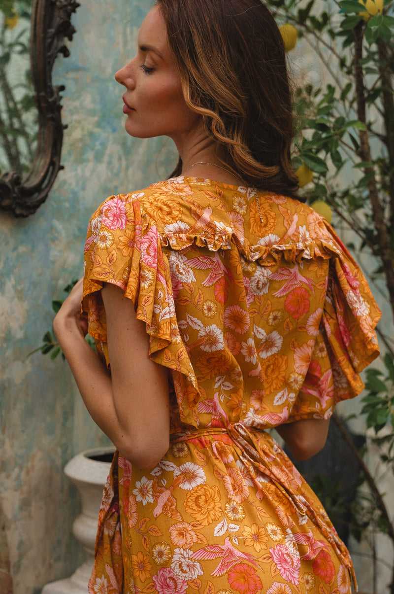 Carmen Wrap Maxi Dress (Sale)