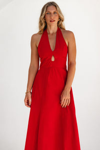 Costa Del Sol Halterneck Cotton Dress