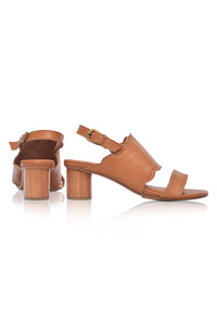 Crystal Glow Leather Heels (Sz. 6, 9, 10 & 13)