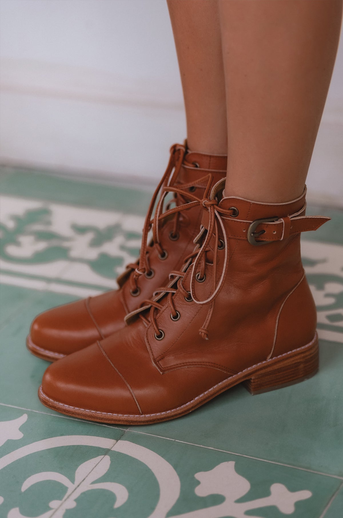Valley Handmade Lace Up Leather Boots – ELF - Main Image