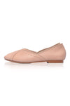 Elle Pointy Toe Leather Ballet Flats