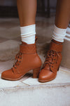 Fine Lover Leather Booties