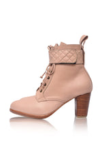 Fine Lover Leather Booties