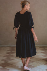 Freya Smocked Linen Midi Dress